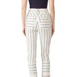 Derek Lam 10 Crosby Striped Utility Pants